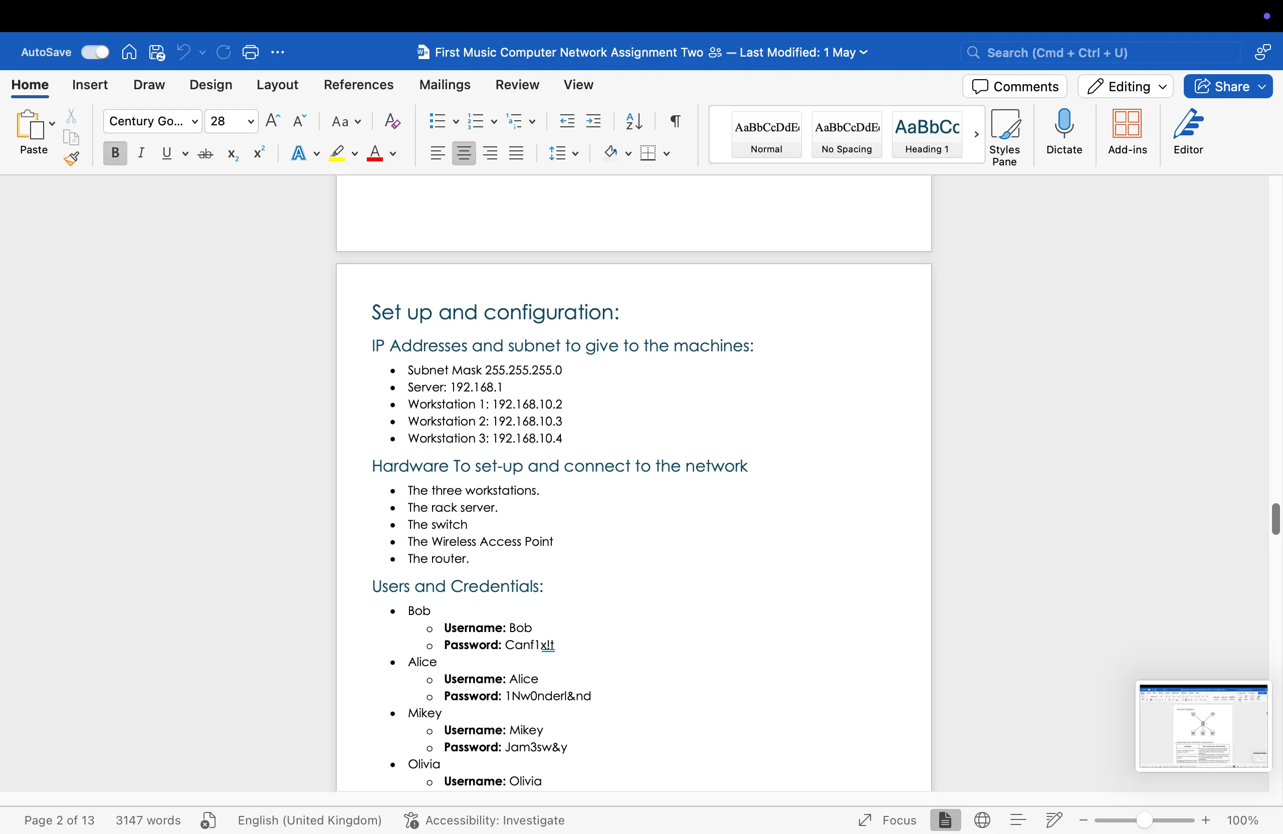 Powerpoint slide discussing the benefits of a LAN