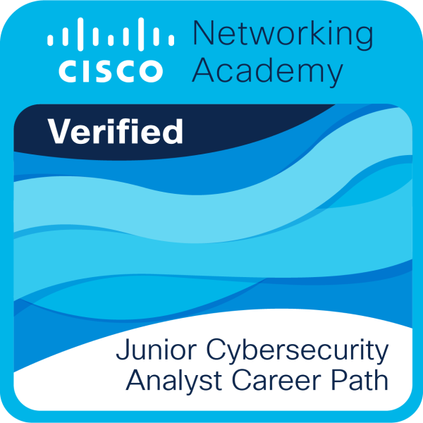 Badge from Cisco Networking Academy